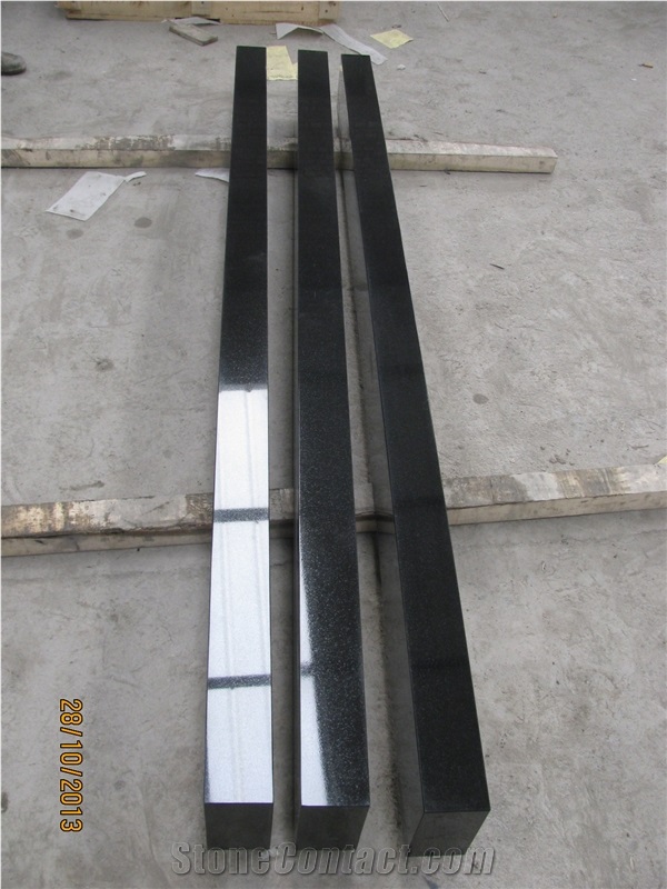 Quarry Owner Directly Supplying Shanxi Black Kerb Stone with 5 Sides Polished Shanxi Black Granite Monumental Border