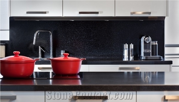 Quartz Stone Polished Surfaces Counter Tops Kitchen Tops with Various Edges and Customized Edges Available 2/3cm Thick