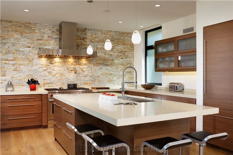 White Man-Made Corian Stone Slabs and Tiles for Worktops and Kitchen Tops 2/3cm Thick