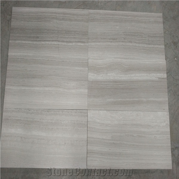 White Wooden Marble Tiles & Slabs,Cross-Cut Vein,Nublado Light Marble, China Serpeggiante Beige,Chinese Silver Palissandro