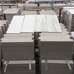 White Wooden Marble Tiles & Slabs,Cross-Cut Vein,Nublado Light Marble, China Serpeggiante Beige,Chinese Silver Palissandro