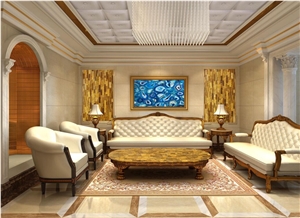 Semiprecious Stone Slabs Polished from China