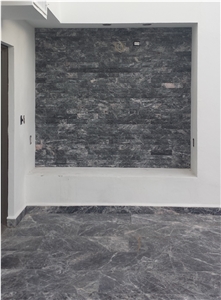 Marmol Blue Storm Splitface Interior Wall Cladding Tiles