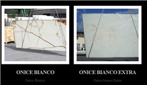 Onice Bianco Extra, Onice Bianco Onyx Rust Vein Slabs, White Polished Onyx Floor Tiles, Wall Tiles