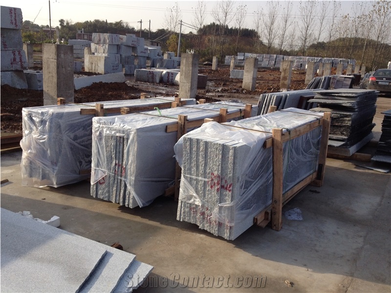 Flamed New G603 Granite Tile,Hubei G603 Padang Crystal Granite,Sesame White Granite,Crystal Grey Granite,Light Grey Granite Slab