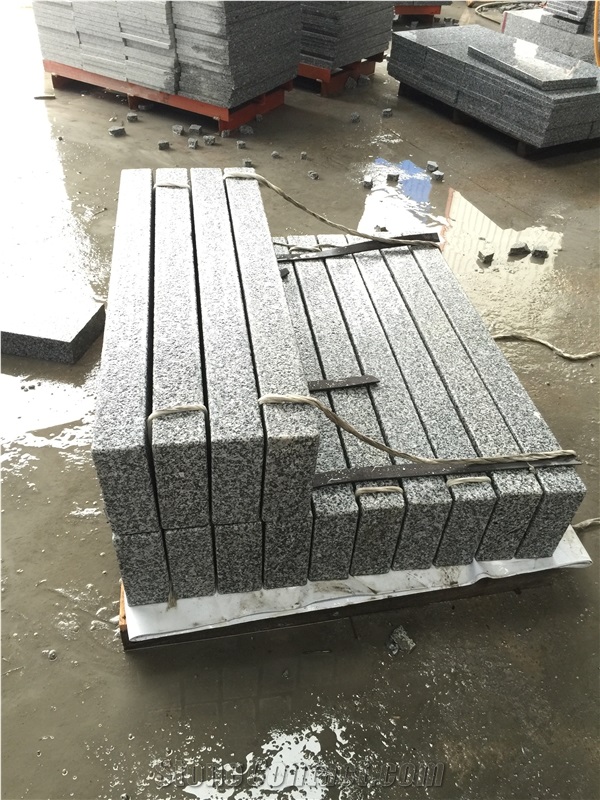 Jiangxi G603 Grey Granite Palisades,New G603 Blockstairs, Padang Crystal Blocksteps, Sesame White Granite Kerbstone,Light Grey Granite for Paving