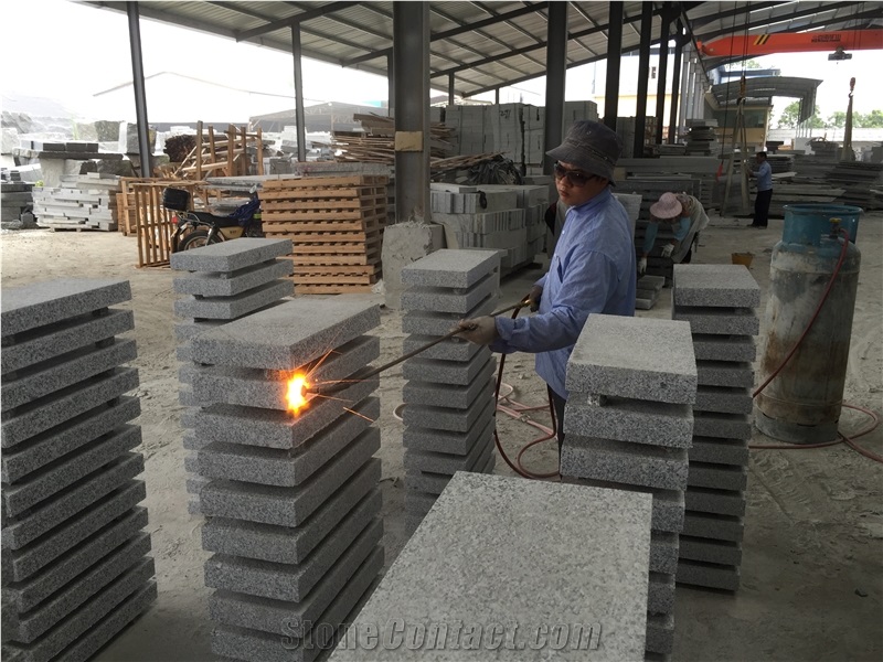 Jiangxi G603 Grey Granite Palisades,New G603 Blockstairs, Padang Crystal Blocksteps, Sesame White Granite Kerbstone,Light Grey Granite for Paving