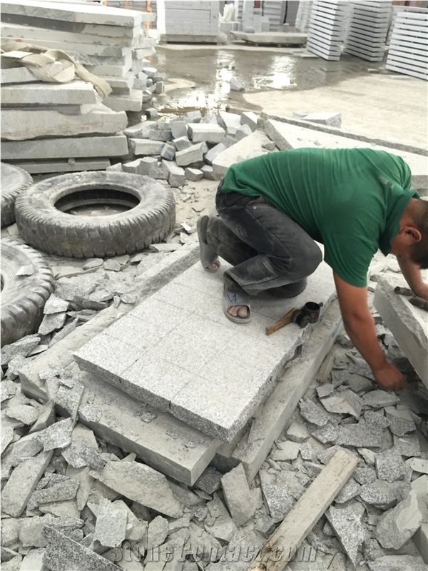 Jiangxi G603 Grey Granite Palisades,New G603 Blockstairs, Padang Crystal Blocksteps, Sesame White Granite Kerbstone,Light Grey Granite for Paving