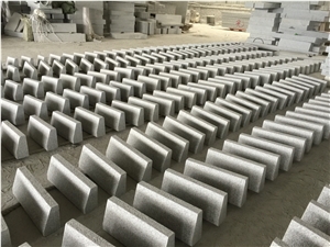New G603 Granite Kerbstone/Kerbs,Jiangxi G603 Bianco Crystal Sardo Granite Curbs,Sesame White Granite Kerbs for Road Side Stone,Exterior Stone Landscaping Stone