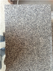 New G603 Polished Granite Steps & Risers,Jiangxi G603 Padang Crystal Granite,Sesame White Granite,Crystal Grey Granite,Light Grey Granite Stairs