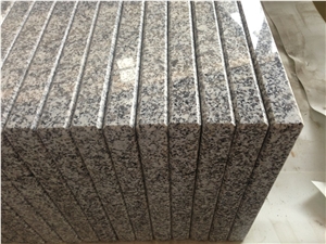 New G603 Polished Granite Steps & Risers,Jiangxi G603 Padang Crystal Granite,Sesame White Granite,Crystal Grey Granite,Light Grey Granite Stairs