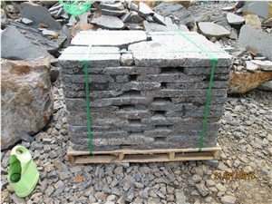 Vietnam Lava Stepping Stone (Irregular Size), Grey Basalt Cube Stone & Pavers