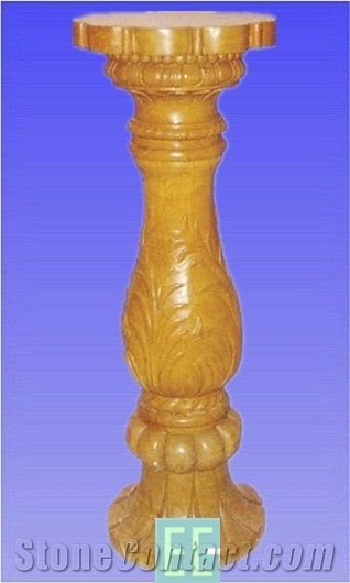 Beige Marble Column