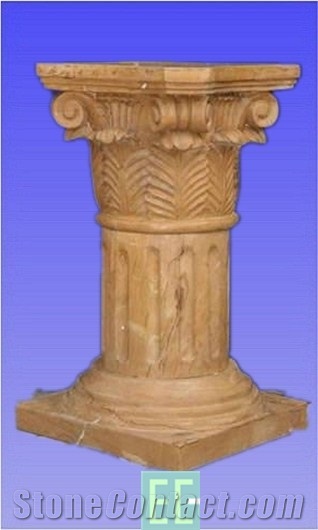 Beige Marble Column