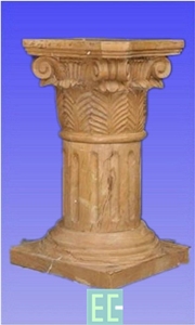 Beige Marble Column
