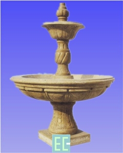 Beige Marble Fountain