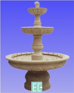 Beige Marble Garden Fountains