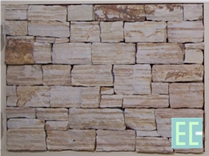 Beige Sandstone Cultured Stone,Ledge