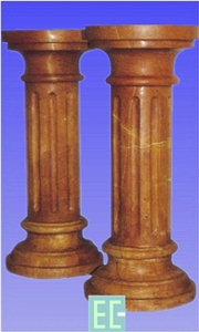 Brown Marble Column