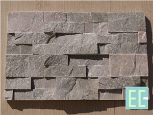 Quartzite Wall Cladding, Pink Quartzite Cultured Stone, Stone Wall Decor Quartzite Wall Cladding, Pink Quartzite Cultured Stone, Stone Wall Decor