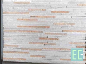 Sandstone Cultural Stone, Wall Cladding, White Sandstone Cultured Stone
