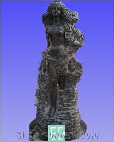 Stone Fountain, Black Marble Fountain