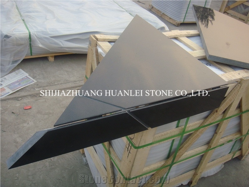 Dry Hang for Interior, Exterior Wall Tiles, China Black Granite Wall, Shanxi Black Granite Wall Cladding Tiles/Murs