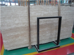 Beige Classic Travertine Slabs Natural Stone Tile