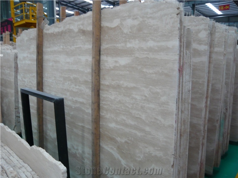 Beige Travertine Slabs Turkey Natural Stone Tile
