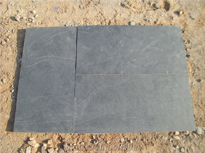 Black Slate Tiles & Slabs, Slate Floor & Wall Tiles