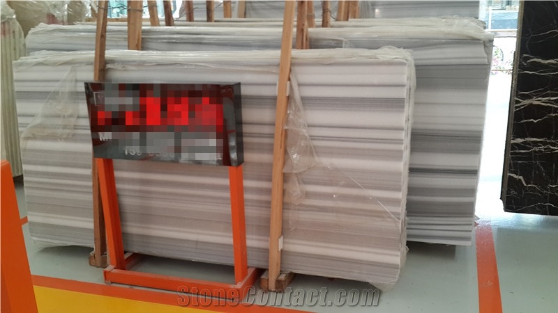 Blue Wooden Striato Olimpico Elegant Marble Slabs
