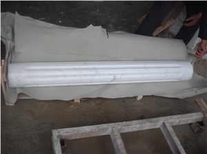 Botticino Classico Beige Elegant Marble Columns