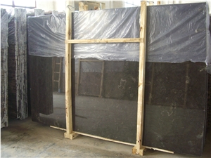 China Black Limestone Slabs
