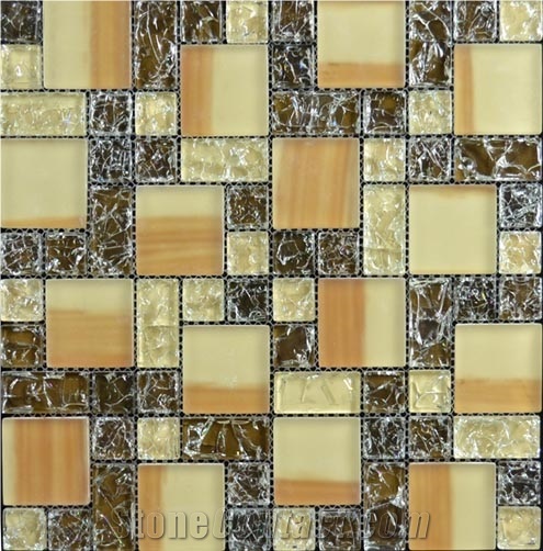 China Mixed Glass Mosaic for Walling Flooring