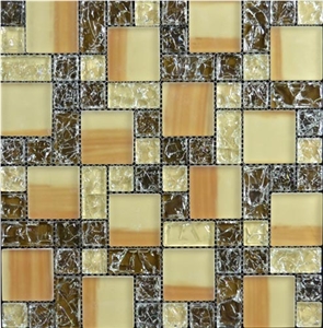 China Mixed Glass Mosaic for Walling Flooring