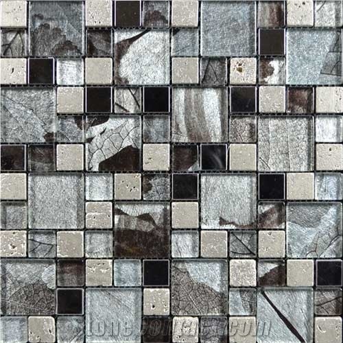 China Mixed Glass Mosaic for Walling Flooring