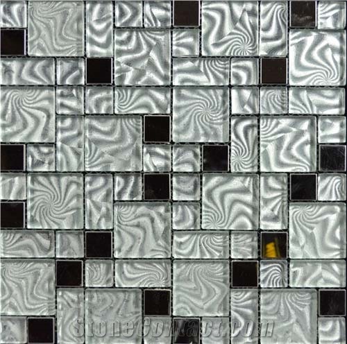 China Mixed Glass Mosaic for Walling Flooring