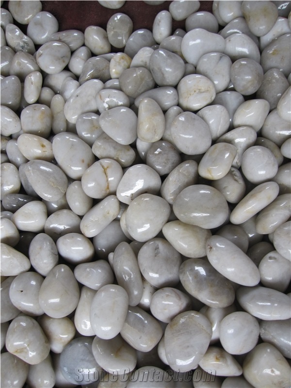 China White Pebble Stone