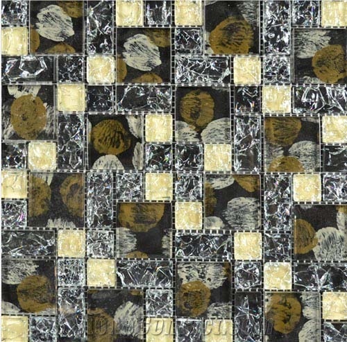 Chinese Mixed Glass Mosaic