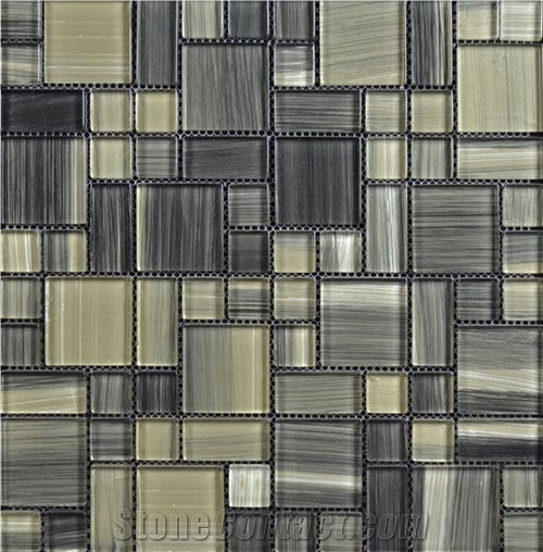 Chinese Mixed Glass Mosaic