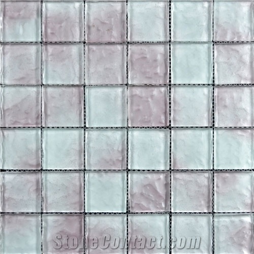 Design Mixed Color Glass Mosaic Tiles