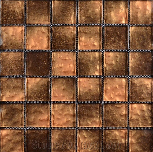 Design Mixed Color Glass Mosaic Tiles