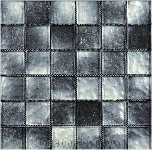 Design Mixed Color Glass Mosaic Tiles