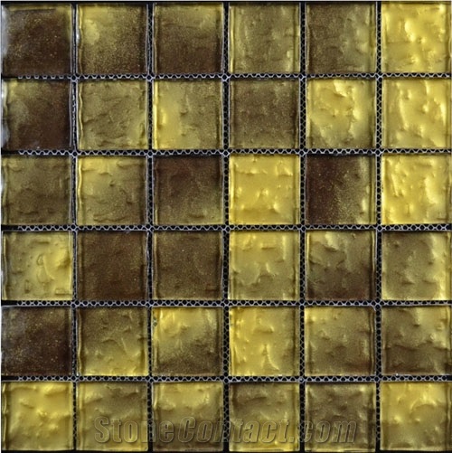Design Mixed Color Glass Mosaic Tiles