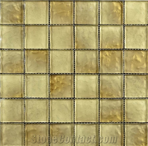 Design Mixed Color Glass Mosaic Tiles