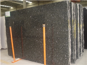 Emerald Pearl Norway Black Granite Slabs