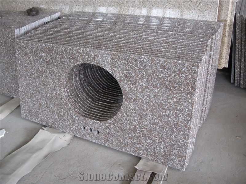 G664 Bainbrook Brown Granite Natural Vanity Tops