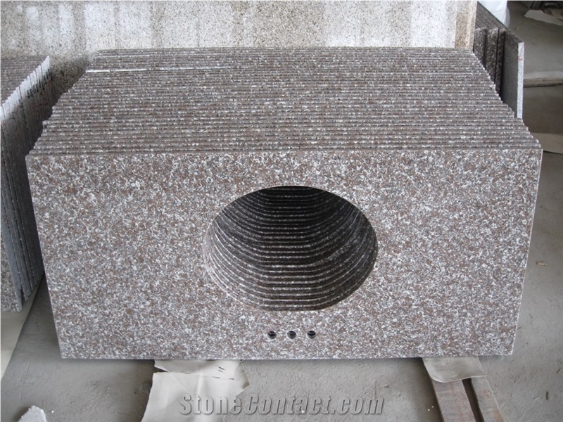 G664 Bainbrook Brown Granite Natural Vanity Tops