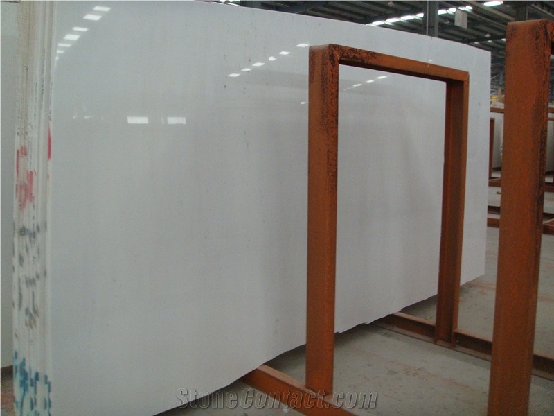 Greek Thassos Pure Crystallina Elegant White Marble Slabs
