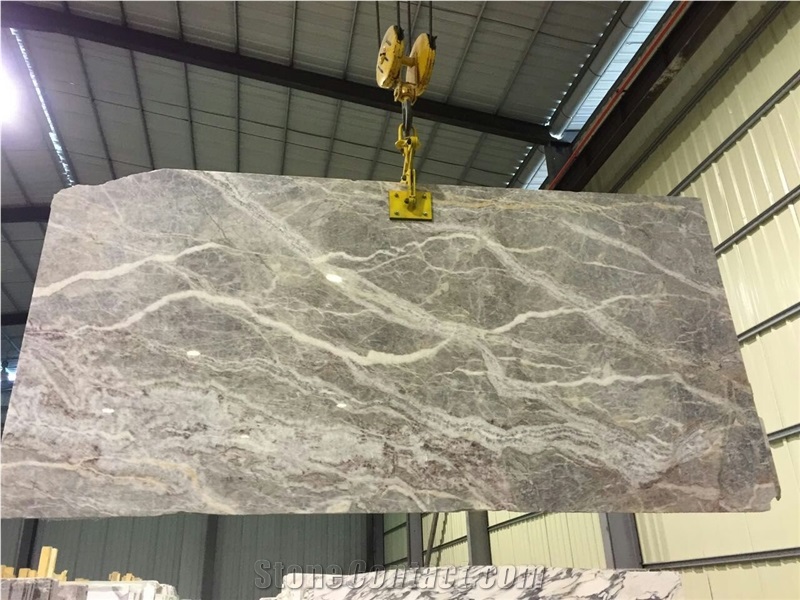Light Grey Marble Slabs Fior Di Pesco Carnico Stone